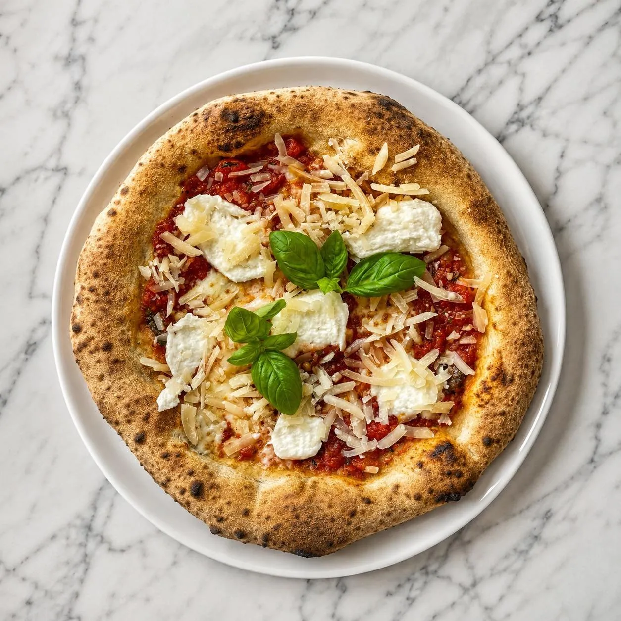 Pizza bufala marmo